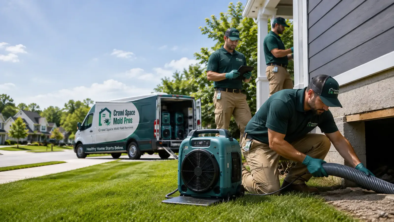 Crawl Space Mold Removal in Leggett, CA